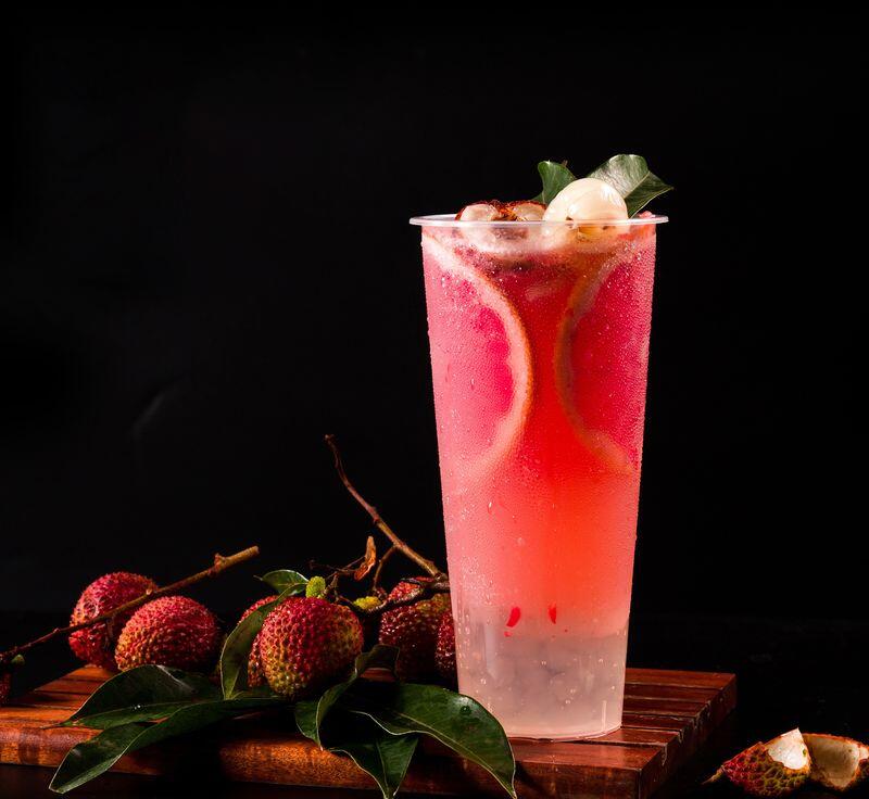 Lychee Pop lemon fruit tea