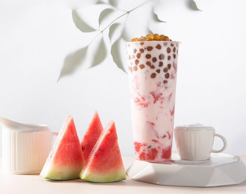 Watermelon Milk Tea