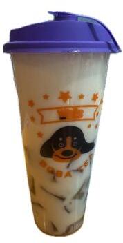 Rose jelly bump into milk tea