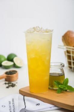 Honeydew Pop lemon fruit tea