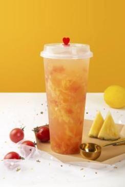 Pineapple Pop lemon fruit tea
