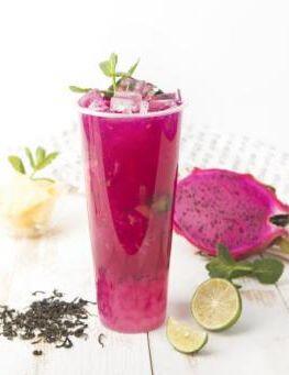 Dragon fruit Pop lemon fruit tea